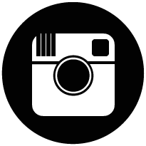 Instagram Black Round